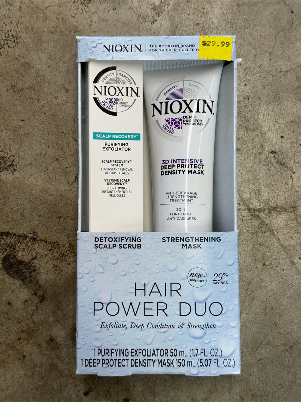 Nioxin Hair Power Duo Scalp Recovery & Density Mask - White